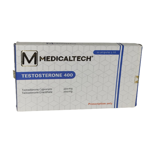 MEDICALTECH TESTOSTERONA 400MG 10 AMPOLLETAS 1ML Corpofit