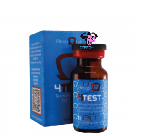 4 Test Omega Lab Sostenon | Corpofit Suplementos