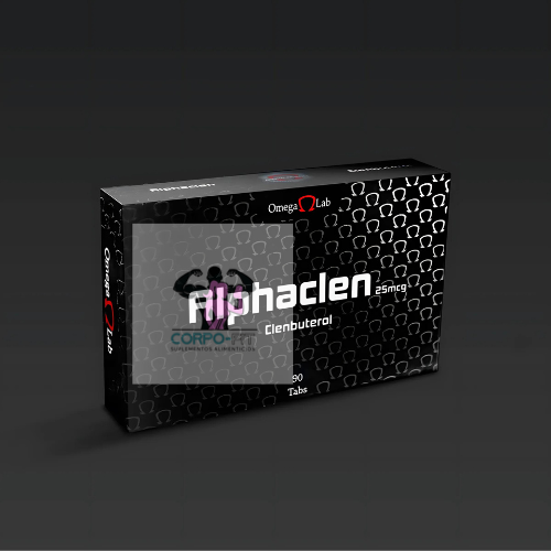 ALPHACLEAN 25 MCG CLEMBUTEROL OMEGA LAB 90 TABLETAS