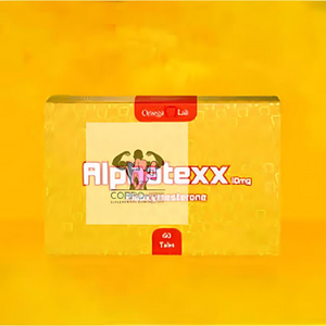 ALPHATEXX 10 MG HALOTESTIN OMEGA LAB 60 TABLETAS