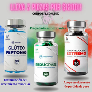 COMBO DE CAPSULAS MESOFRANCE 90 CAPS C/U