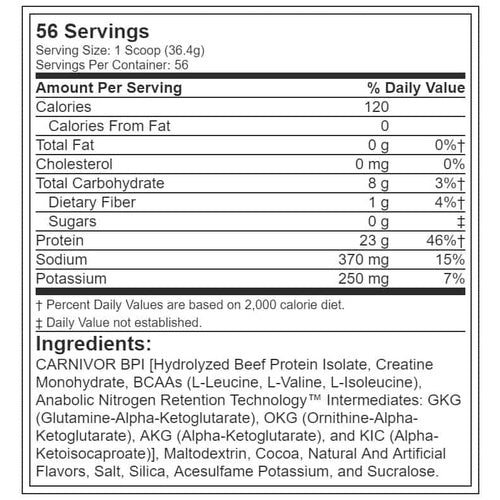 CARNIVOR PROTEIN MUSCLEMEDS CHOCOLATE 4 LBS
