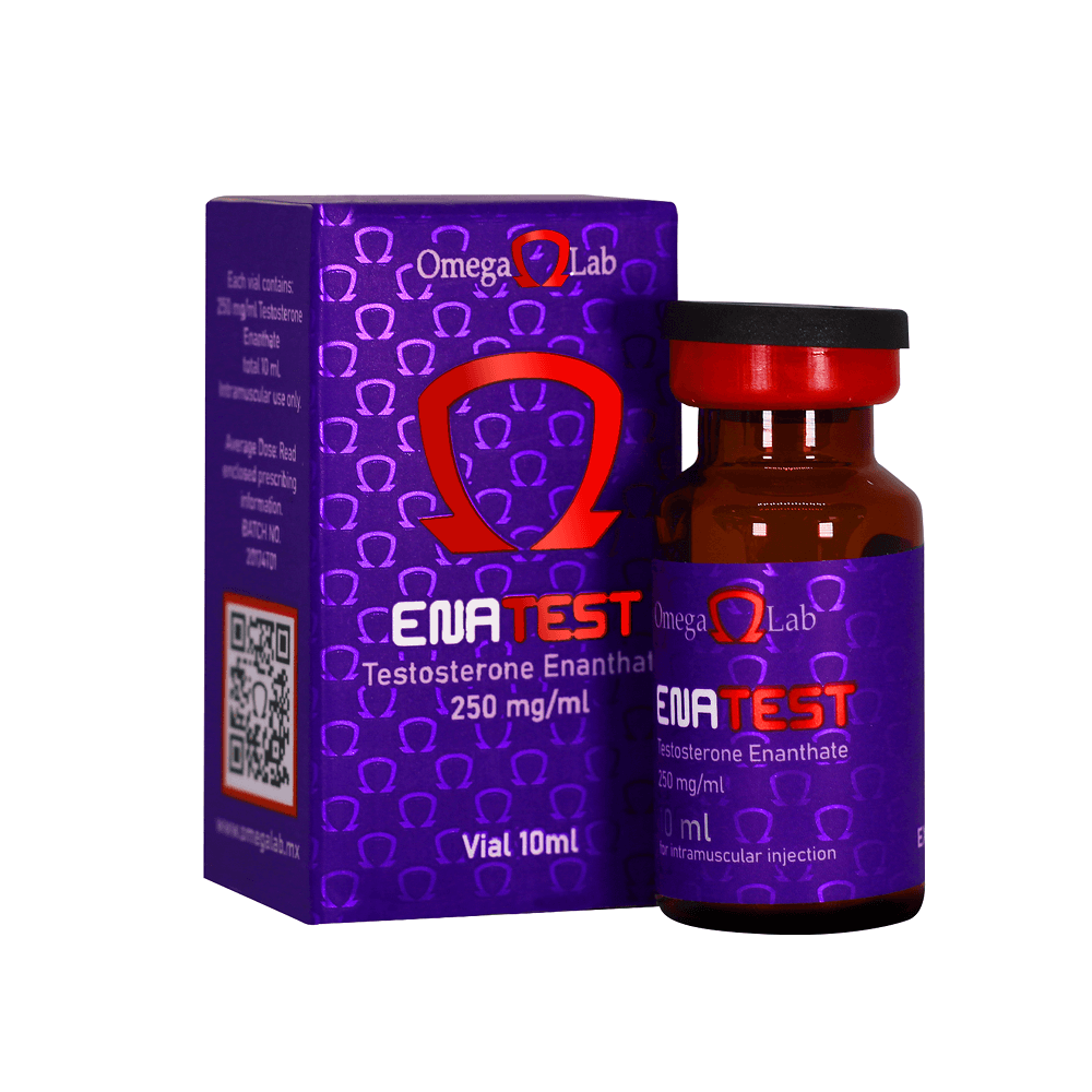 ENATEST 250 MG ENANTATO DE TESTOSTERONA OMEGA LAB 10 ML Corpofit