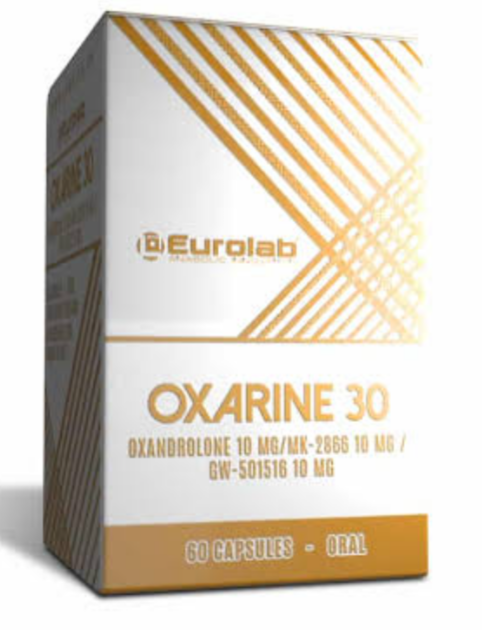 OXARINE 30 MG OXANDROLONA,OSTARINE,CARDARINE EUROLAB 60 CAPSULAS