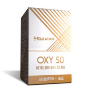 OXY 50 MG OXYMETALONA EUROLAB 60 CAPSULAS