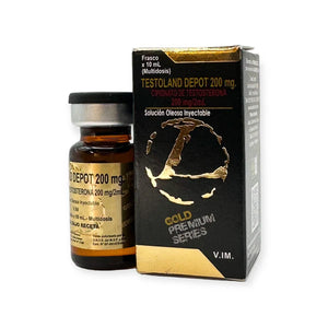 TESTOLAND DEPOT 200 MG (CIPIONATO DE TESTOSTERONA) LANDERLAN GOLD 10 ML