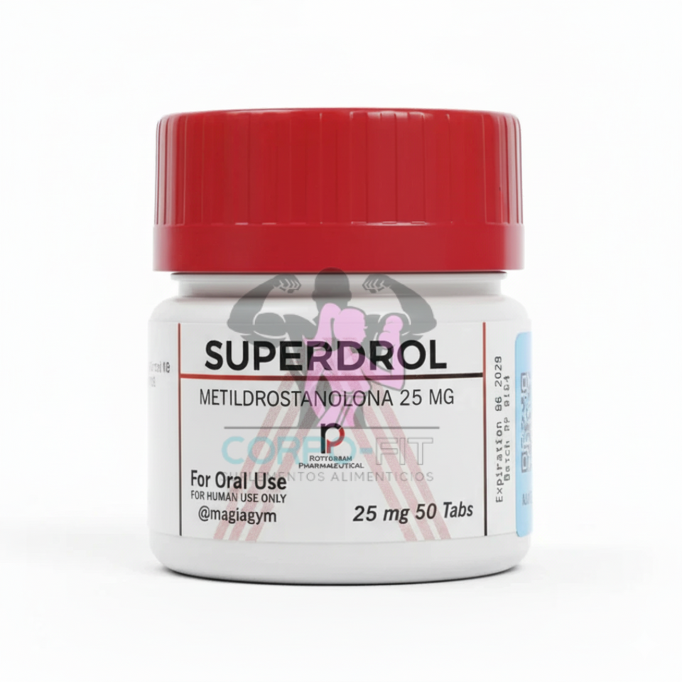 SUPERDROL-25MG-50 TABLETAS-ROTTERDAM PHARMACEUTICAL