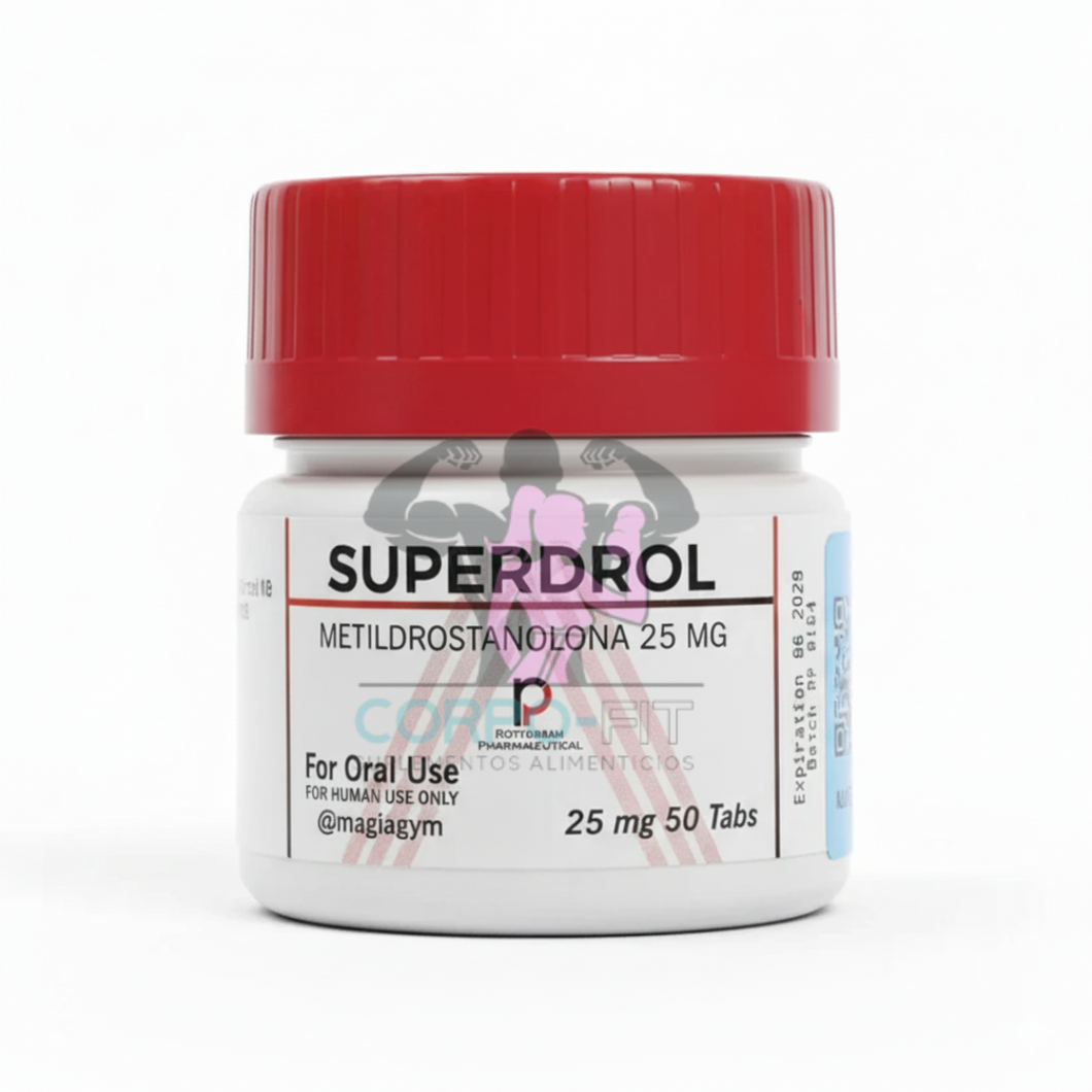 SUPERDROL-25MG-50 TABLETAS-ROTTERDAM PHARMACEUTICAL