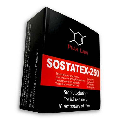 SOSTATEX SOSTENON 250 MG PHAR LABS 10 ML