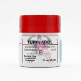 TURINABOL- CHLORODEHYDROMETHYL TESTOSTERONA-10MG-ROTTERDAM PHARMACEUTICAL-50 TABLETAS