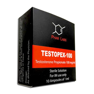 TESTOPEX PROPIONATO DE TESTOSTERONA 100 MG PHAR LABS 10 ML