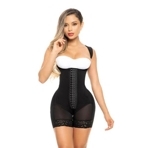 FAJA SHORT TIRANTE ANCHO Y 3 FILAS DE BROCHES REALCE MAXI POWERNET