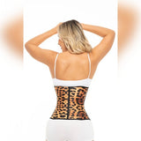 FAJA CINTURILLA DE LÁTEX FORRADO TALLE LARGO PRINT TIGRE