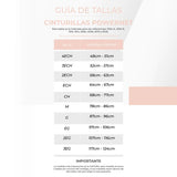 FAJA CINTURILLA 9 VARILLAS TALLE CORTO CON AJUSTE EN CIERRE POWERNET