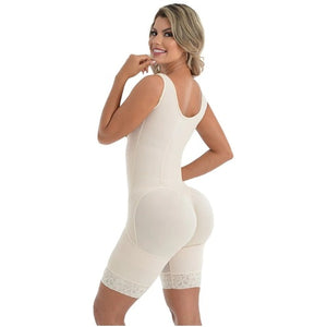 FAJA SHORT TIRANTE ANCHO DOBLE TALLA 3 LINEAS DE BROCHES CON 2 VARILLAS REALCE BOOTYLICIOUS POWERNET