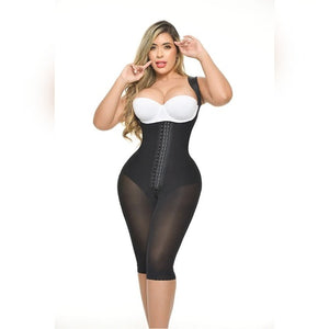 FAJA CAPRI RELOJ DE ARENA TIRANTE ANCHO DOBLE TALLA CON REALCE BOOTYLOVE POWERNET