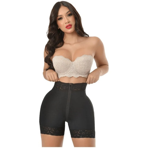 FAJA SHORT INVISIBLE DIAMANTE SOFISTICADA DE CIERRE