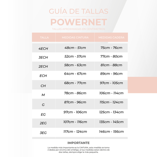 FAJA SHORT TIRANTE ANCHO Y AJUSTE EN CIERRE CON REALCE AUTENTIC POWERNET