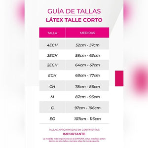 FAJA CINTURILLA DE LÁTEX FORRADO TALLE LARGO PRINT TIGRE