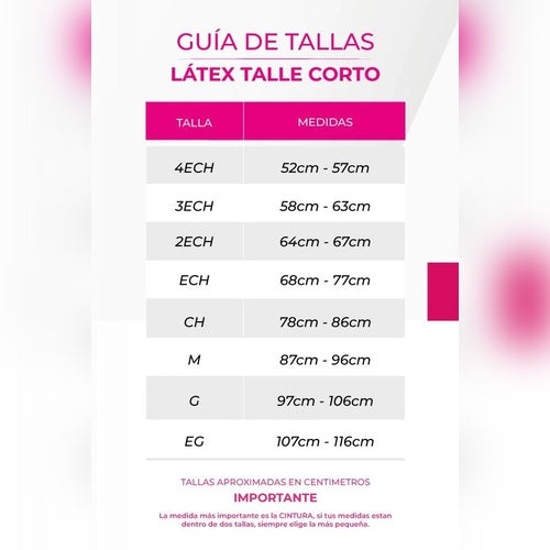 FAJA CINTURILLA DE LÁTEX FORRADO TALLE LARGO PRINT TIGRE