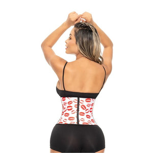 FAJA CINTURILLA DE LÁTEX FORRADO TALLE CORTO PRINT 29