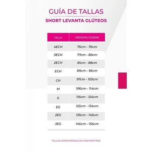 BELLA MICHELLE SHORT TALLE ALTO CON REALCE MAXI POWERNET