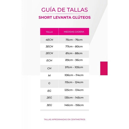 BELLA MICHELLE SHORT TALLE ALTO CON REALCE MAXI POWERNET
