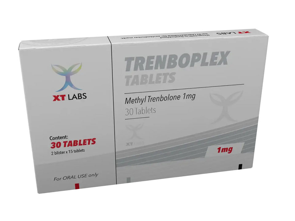 Tremboplex 1 mg Xt Labs 30 tabletas | Methyl Trembolone oral Corpofit Suplementos 