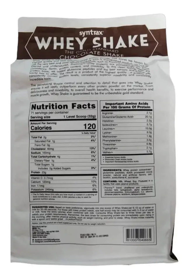 Whey Shake Syntrax | Corpofit Suplementos 